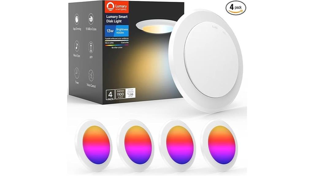 smart rgbww ceiling lights