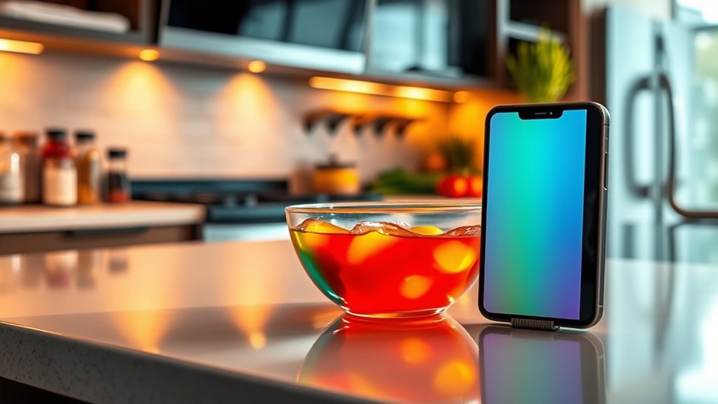 smartphone food dye identification