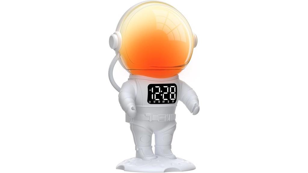 space themed wake up device