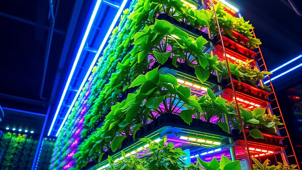 spectrum controlled led growth