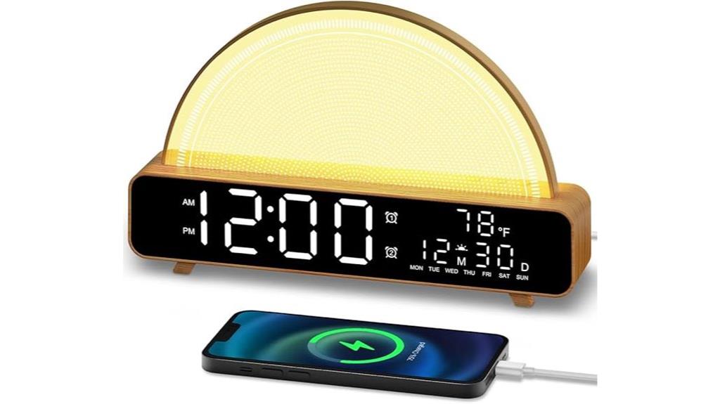 sunrise alarm with nature
