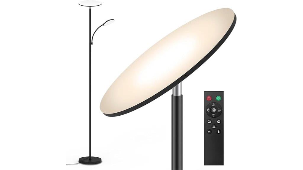 tall dimmable remote lamp