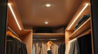 top closet lights