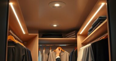 top closet lights