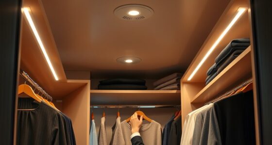 top closet lights