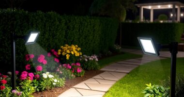 top smart garden flood lights