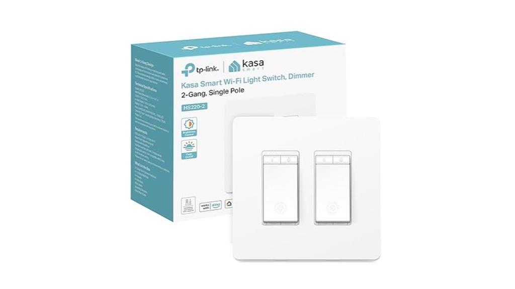 two gang smart dimmer
