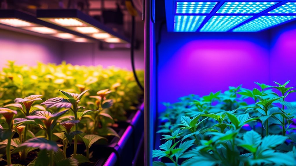 uv light stimulates seedling growth