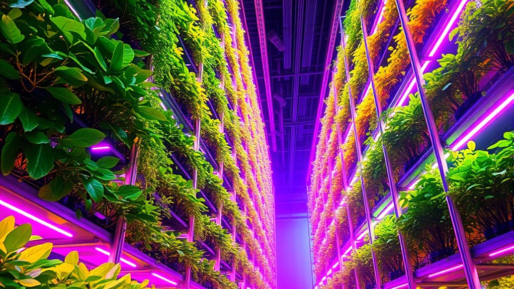 vertical farming spectrum control