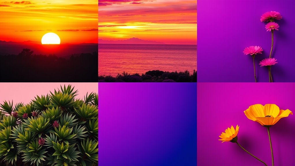 vibrant balanced visual contrast