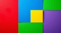 vibrant four color brand palette