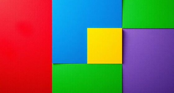 vibrant four color brand palette