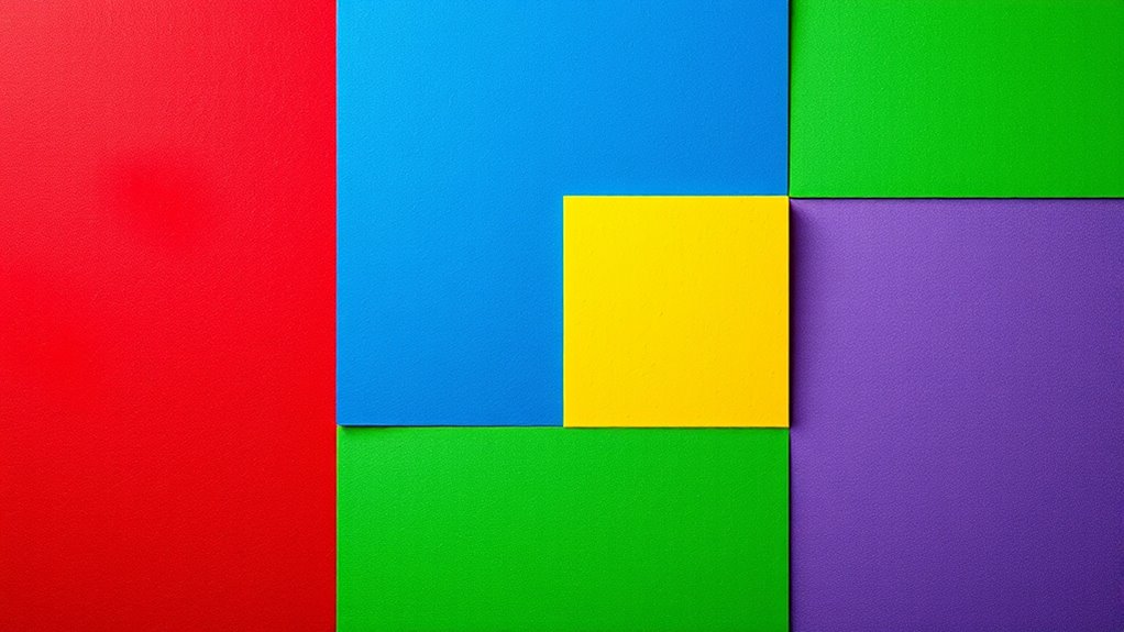 vibrant four color brand palette