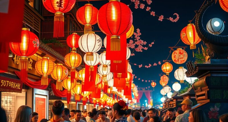 vivid colors in festivals