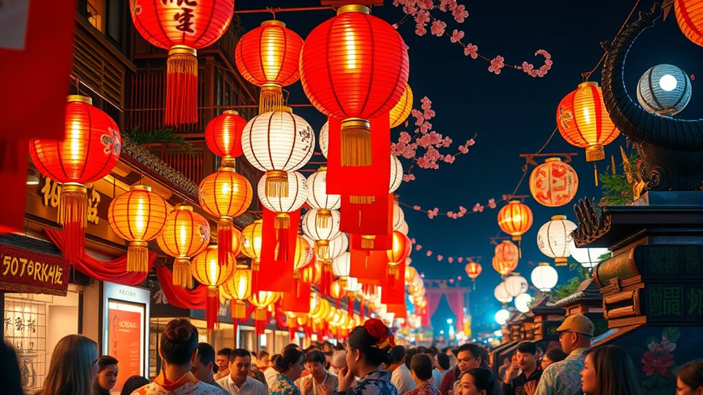 vivid colors in festivals