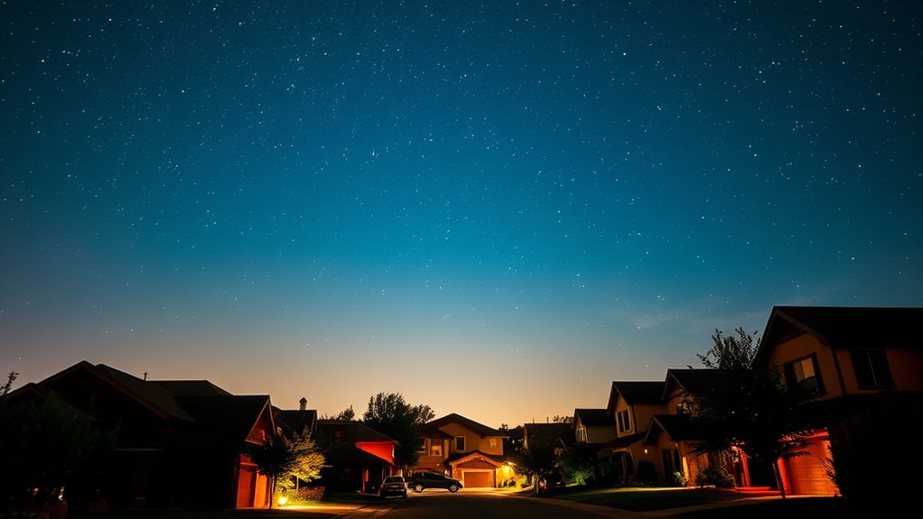 warm inviting night lighting