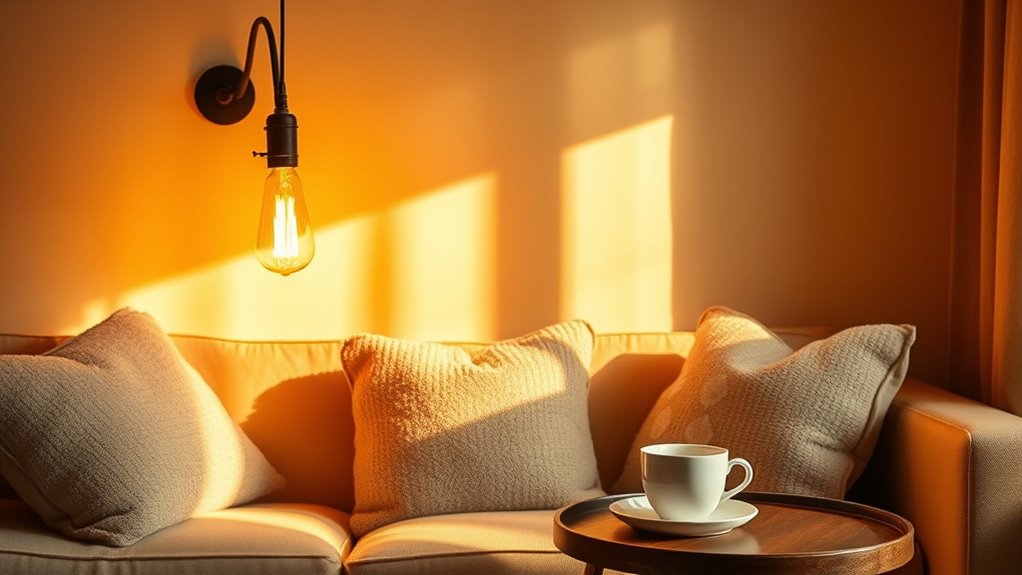 warm light promotes emotional stability