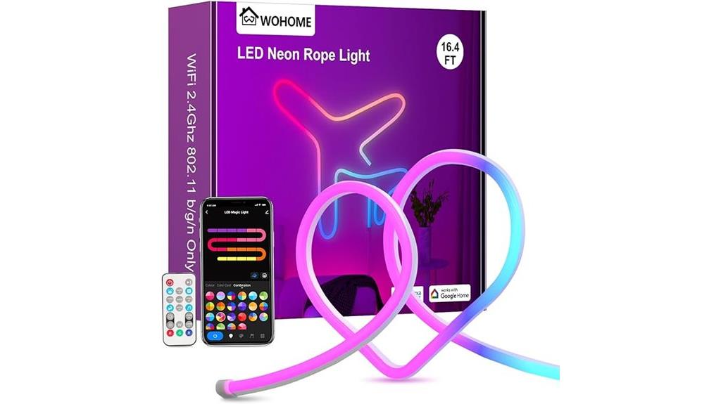 wi fi voice neon lights