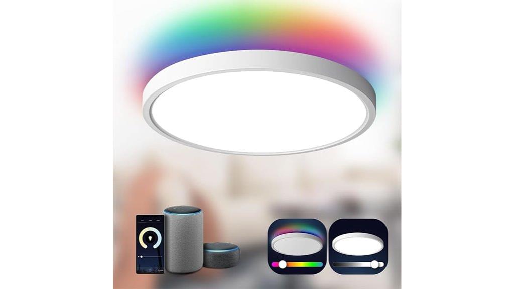 wifi dimmable rgb ceiling