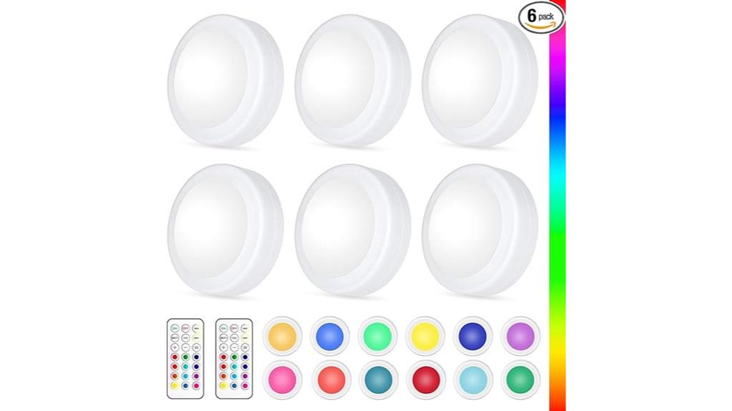 wireless led puck lights