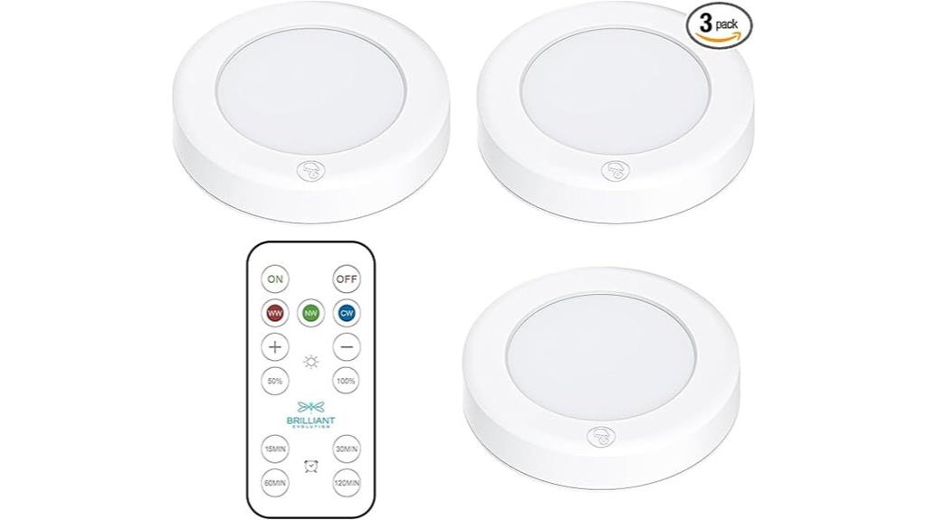 wireless led puck lights
