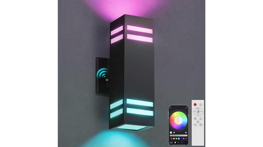 wireless remote wall lights
