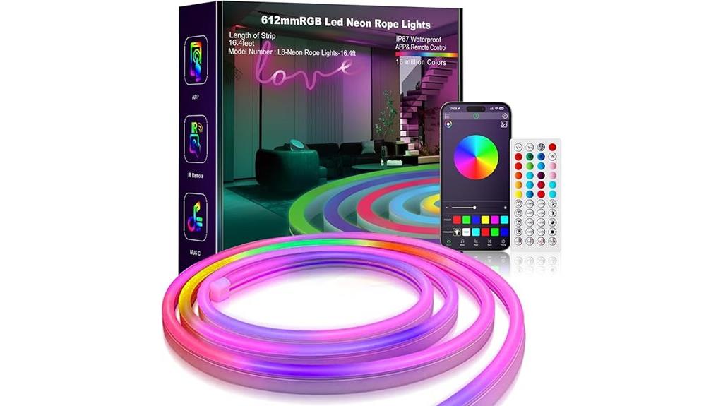 16 4ft rgb rope light