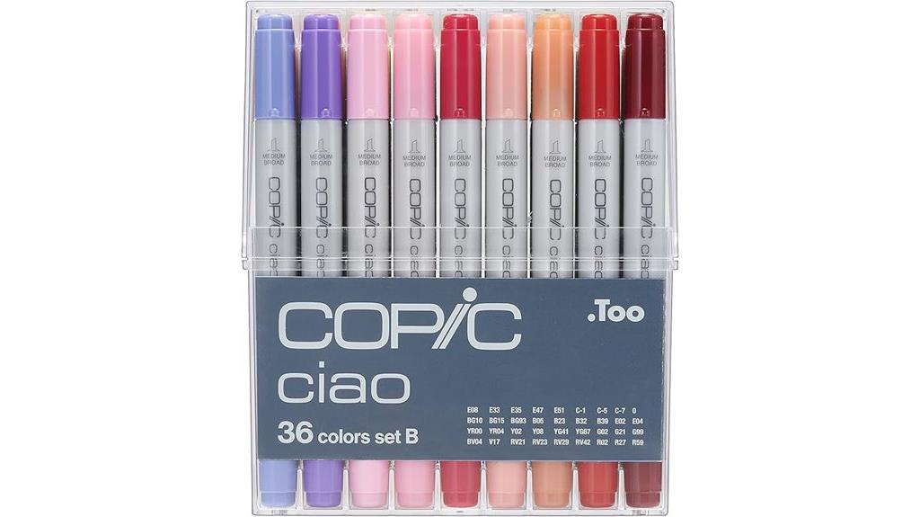 36 piece copic marker set