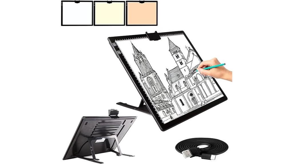 a3 light pad tracing