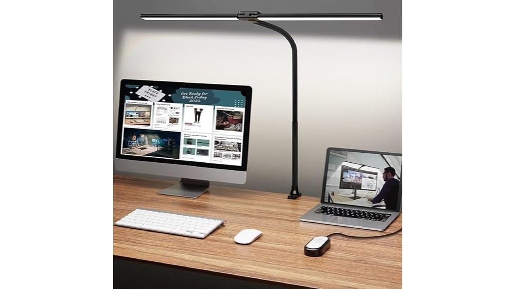 adjustable clamp desk lamp