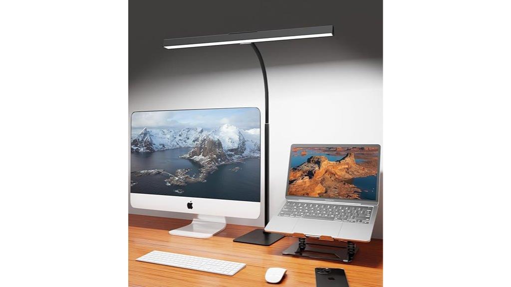 adjustable eye caring desk lamp