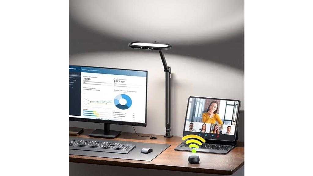 adjustable home office lighting
