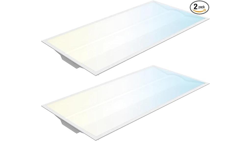 adjustable led troffer pack
