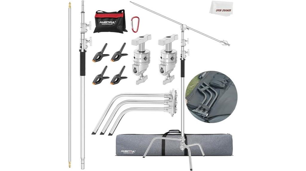adjustable metal c stand