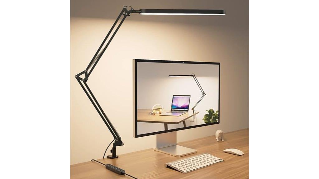 adjustable swing arm lamp