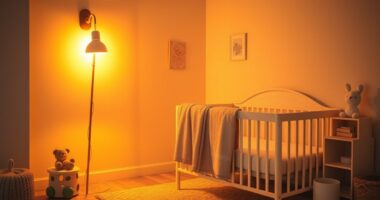 amber nursery night lights