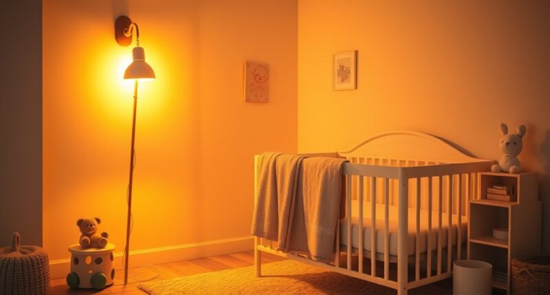 amber nursery night lights