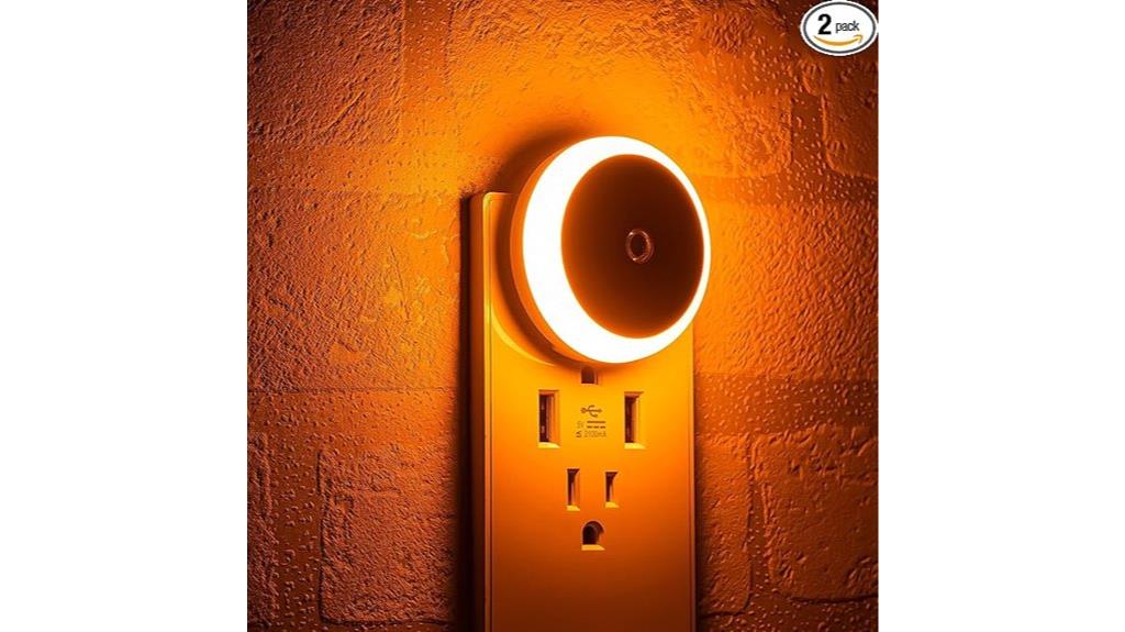 automatic blue night light