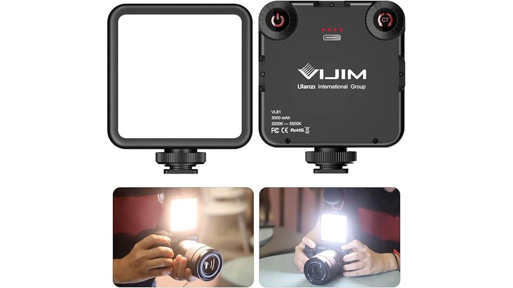 bi color led light with softbox