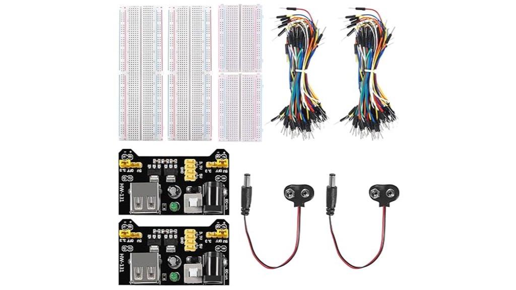 breadboard kit with power