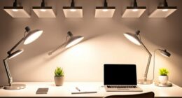 bright eye friendly workspace illumination
