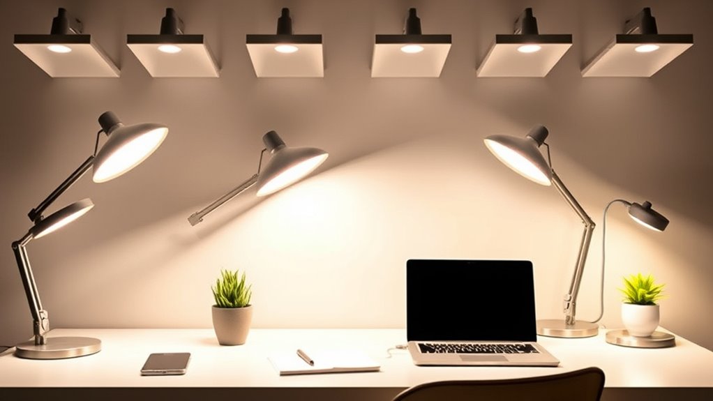 bright eye friendly workspace illumination