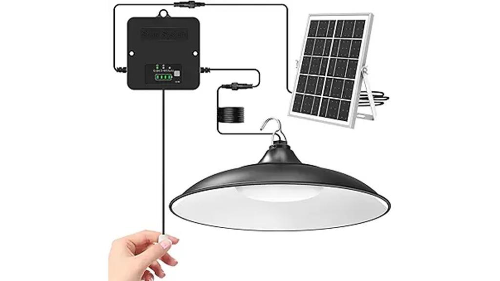 bright solar shed light