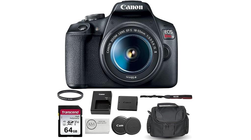 canon t7 dslr kit