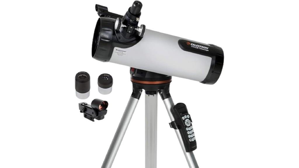 celestron 114lcm newtonian telescope