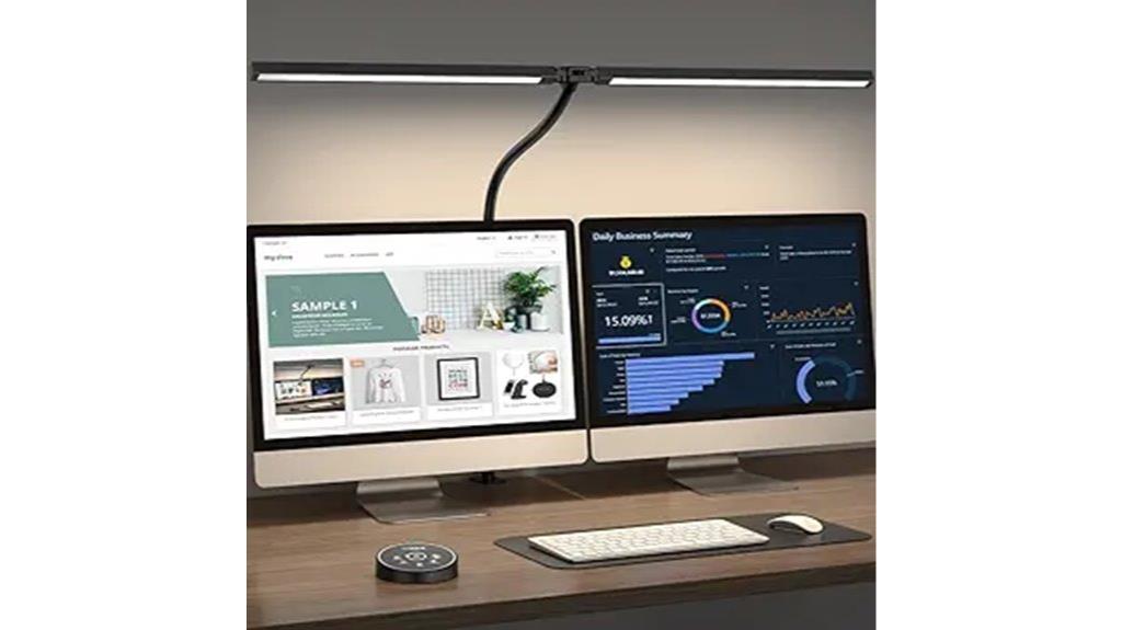 clamp on adjustable desk lamp