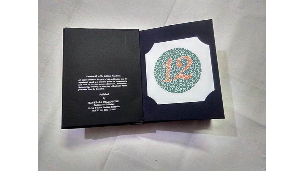 color blindness screening book