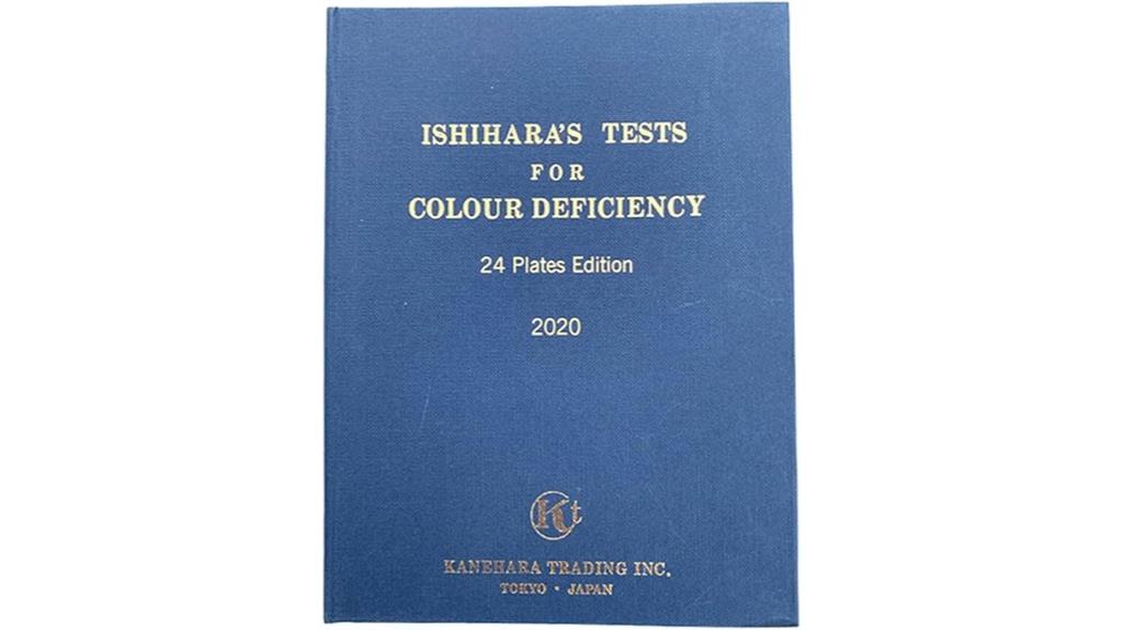 color blindness test book