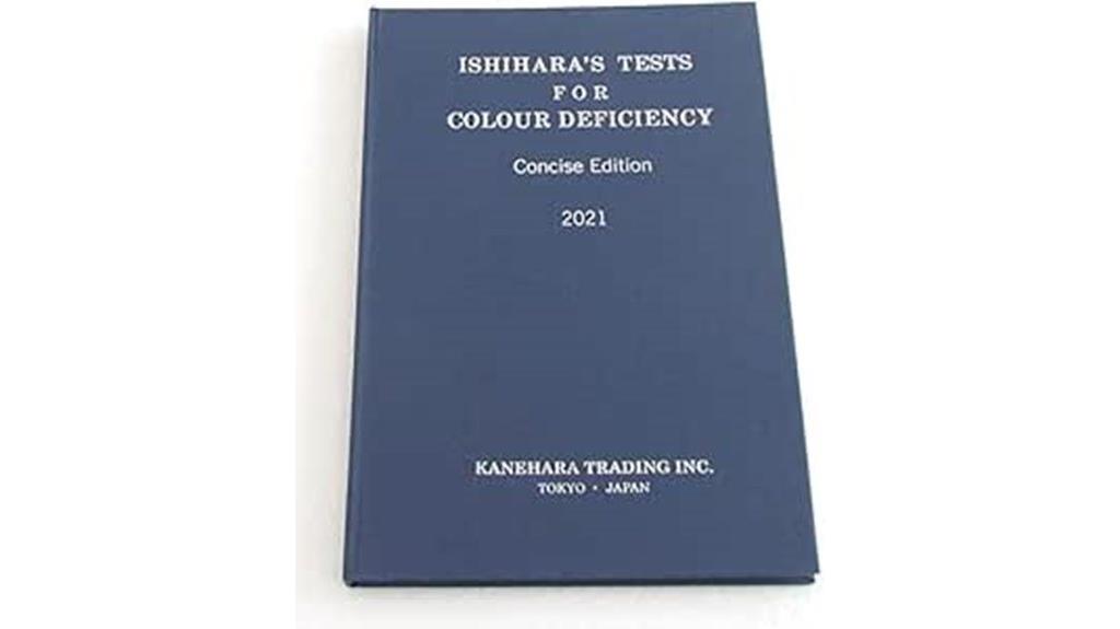 color vision test booklet