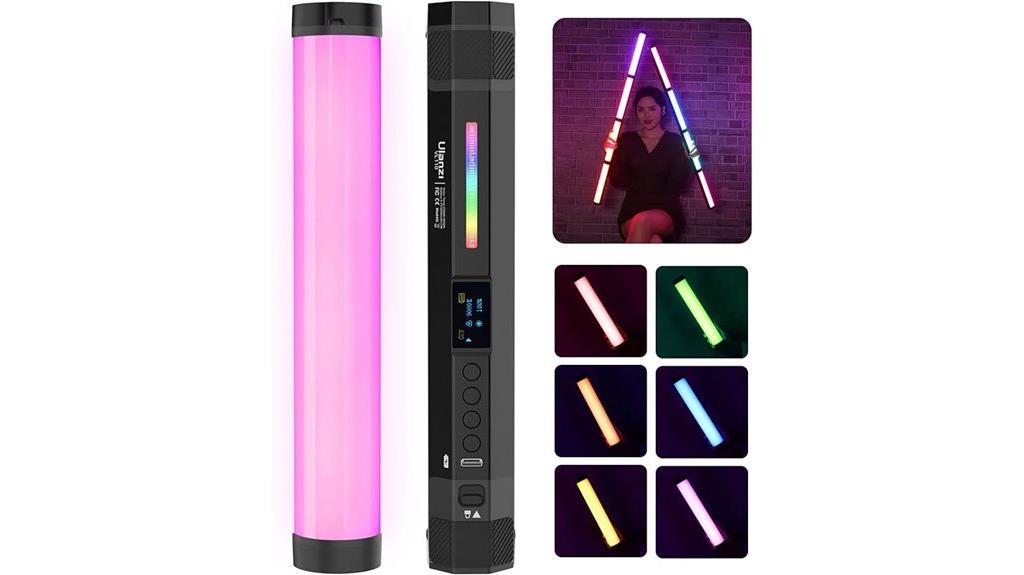 colorful handheld video light
